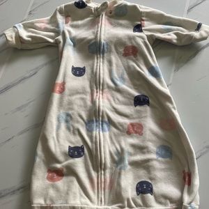 Carter’s Girls Sleep Sack, Animal Faces, Sz S (0-3mo) Great Condition